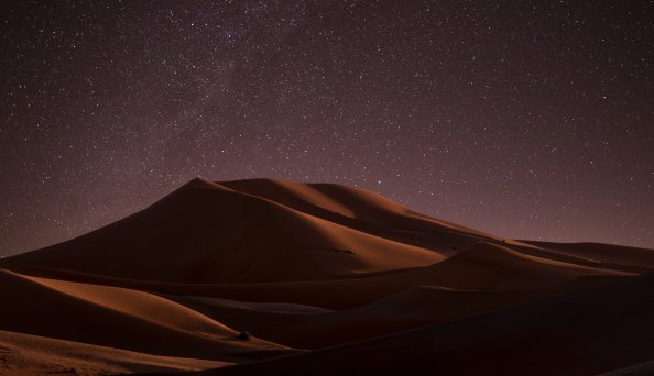 Desert Nightime Stars 5k