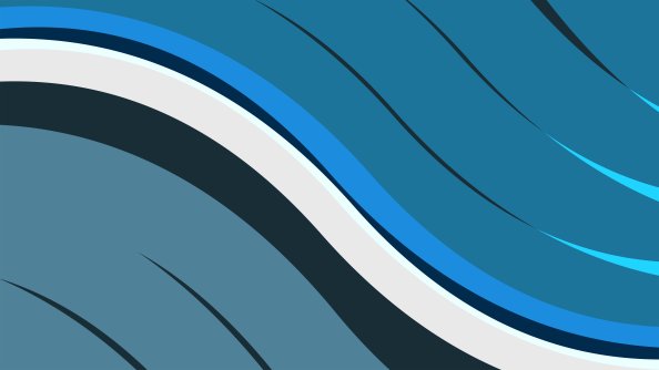Wavy Lines Dark Blue Minimal 8k