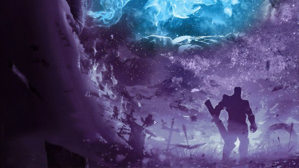 Avengers Endgame Thanos Poster 4k