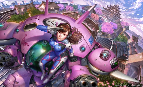 Dva Overwatch 4k Art