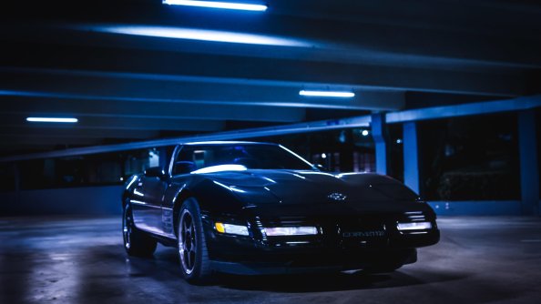 1993 Corvette Parking Lot 5k