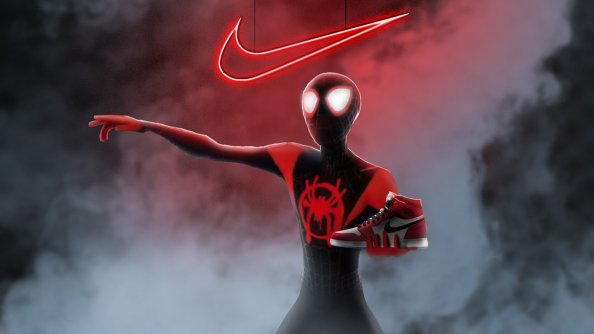 Spiderman Miles Morales Nike Air Jordan