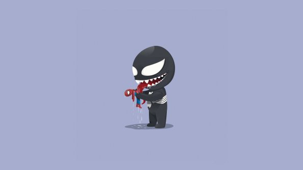 Venom Playtime With Little Spidey