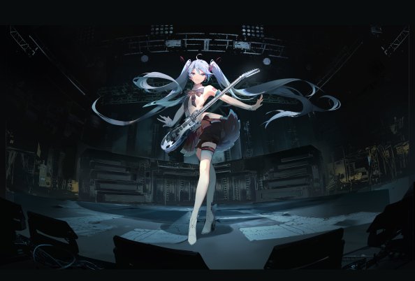 Hatsune Miku Vocaloid Anime Girl