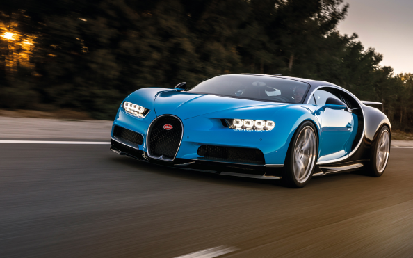 Bugatti Chiron Motion Blur