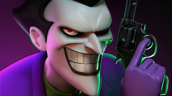 Joker With Gun And Smile 5k