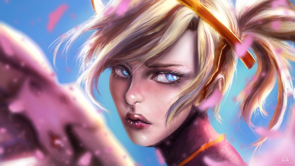 Mercy Overwatch Deep Eyes 4k
