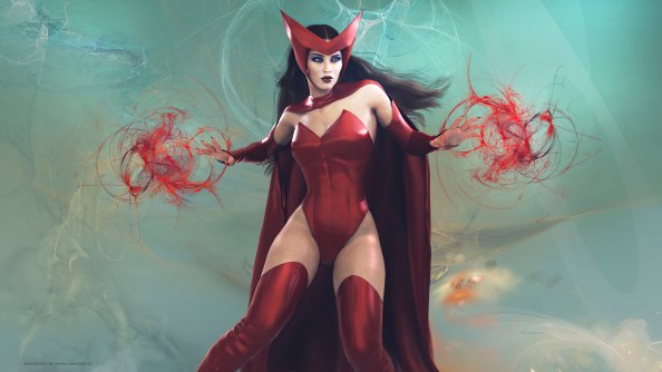 Scarlet Witch Girl 4k