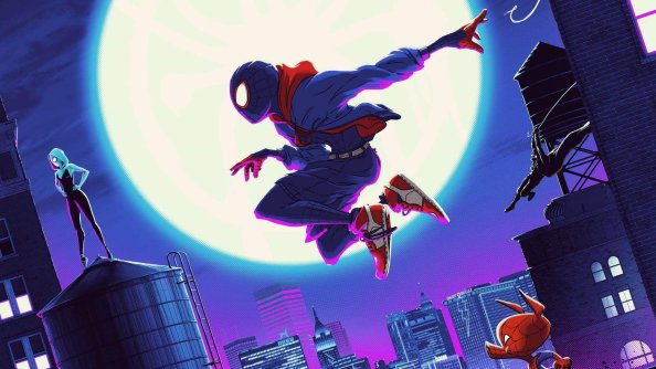 SpiderMan Into The Spider Verse Cool Art