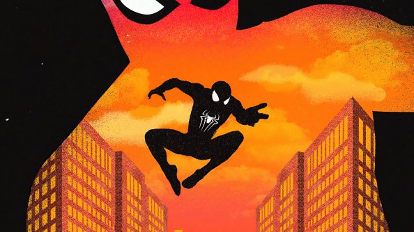 Spiderman Noise Minimal 4k