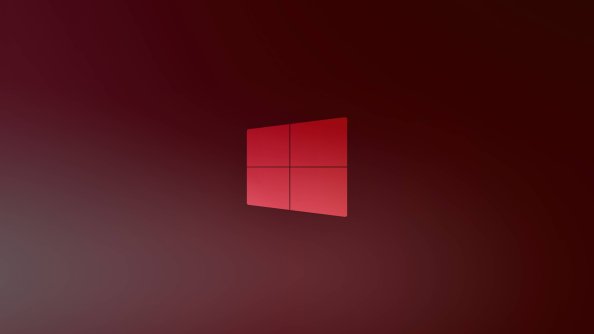 Windows 10 X Red Logo 5k