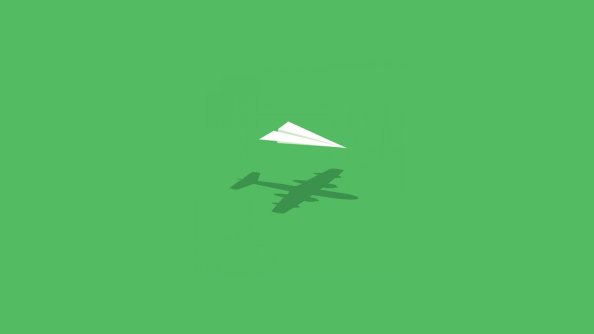 Paper Plane Minimalism