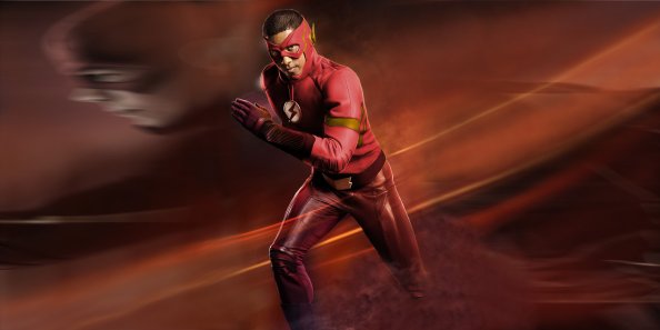 Wally West As The Flash Red Suit