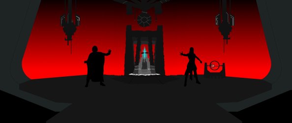 Rey Kylo Ren In Star Wars The Last Jedi Artwork 5k