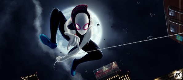 SpiderMan Into The Spider Verse 5k Art