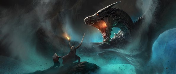 Dragon Vs Warrior Artwork