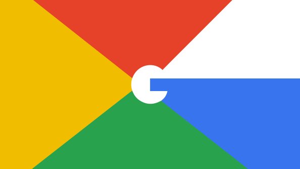 Google Logo Minimalism 4k