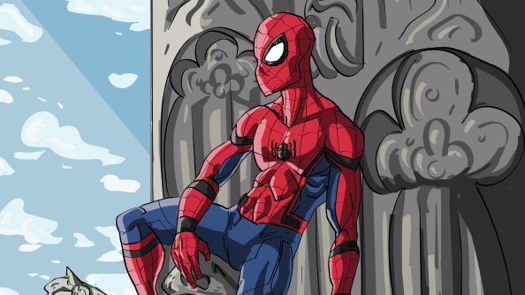 Spider Man Comic Art 5k