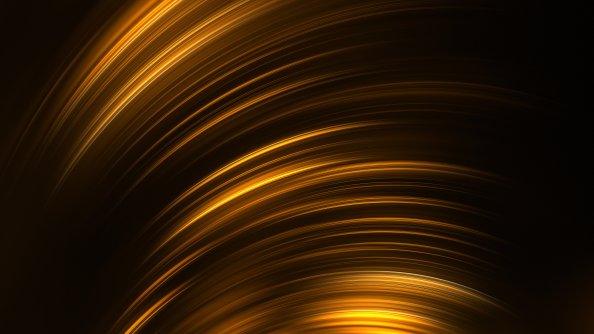 Gold Black Lines 3d Abstract 5k