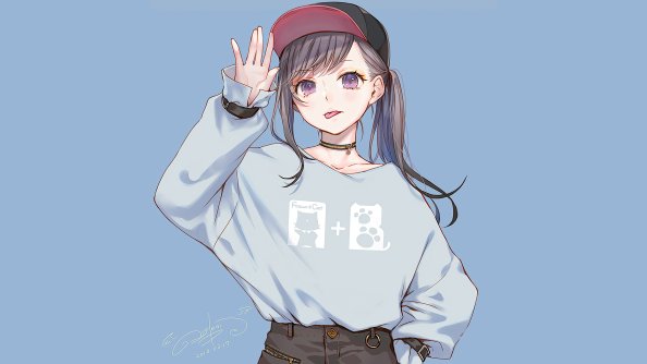 Anime Girl Sweater Hoods 4k