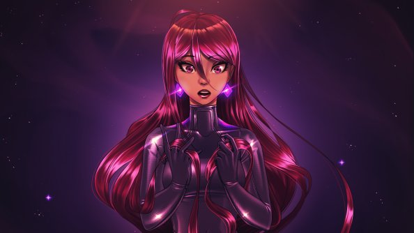 Warframe Tyri With Long Hair