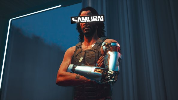 Johnny Silverhand Samurai 4k