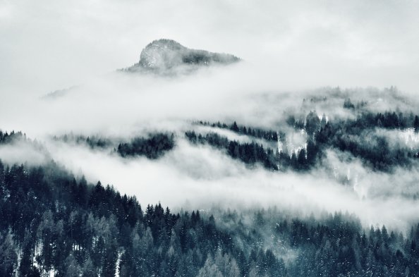 Mountains Covered With Clouds 5k