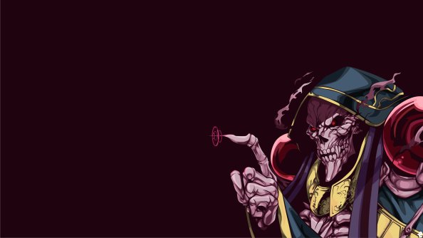 Ainz Ooal Gown Overload Anime 4k