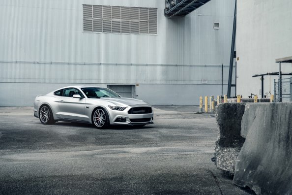 Velgen Silver Mustang Twin Turbo 8k