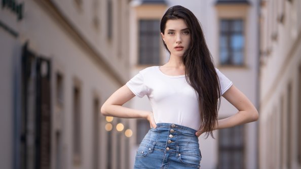 Gorgeous Girl Summer Clothing 4k