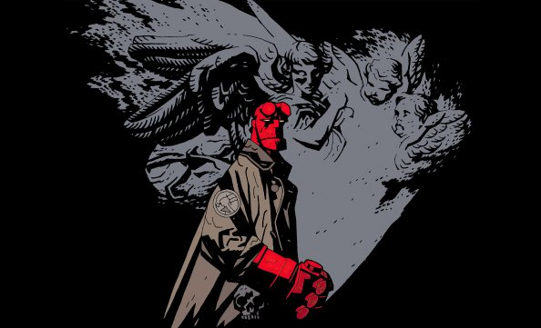 Hellboy Comic Art 4k