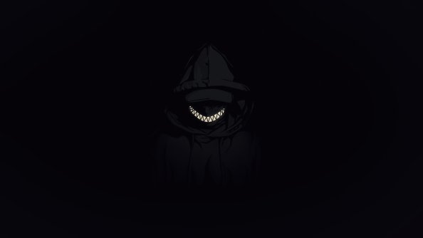 Hooded Jacket Boy Smiling Minimal Dark 4k