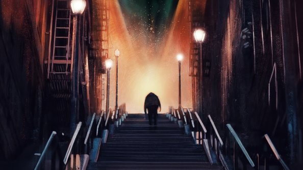 Joker Stair Walk 4k