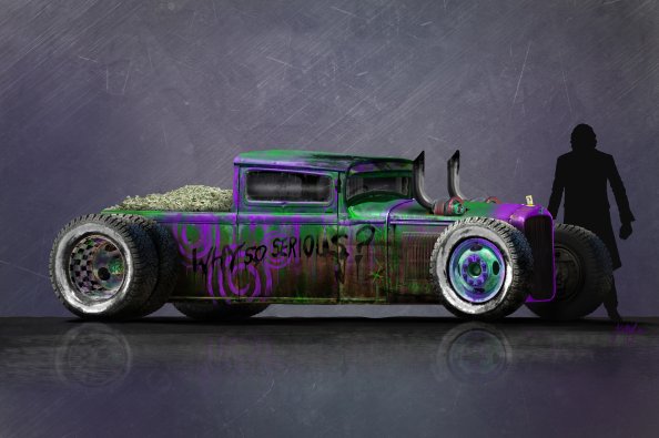 Joker Motorcar 4k