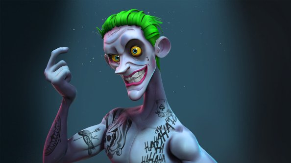 Joker Suicide Squad 3d Art