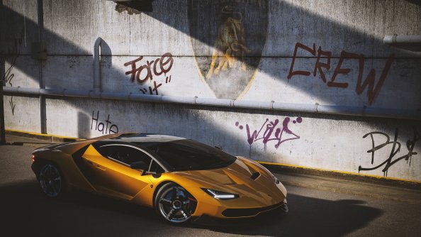 Lamborghini Centenario Yellow Cgi 2021 4k