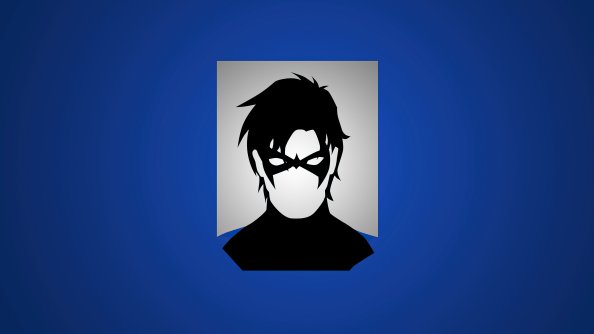 Nightwing Post Minimal Art 4k
