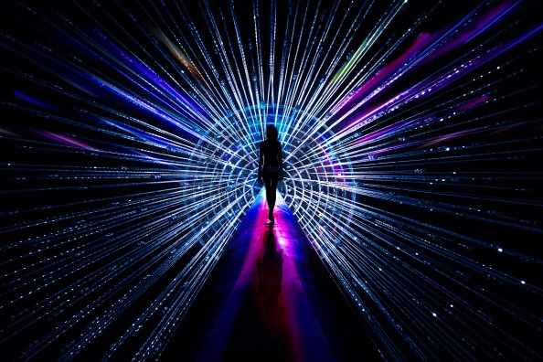 Walking Towards Abstract Window