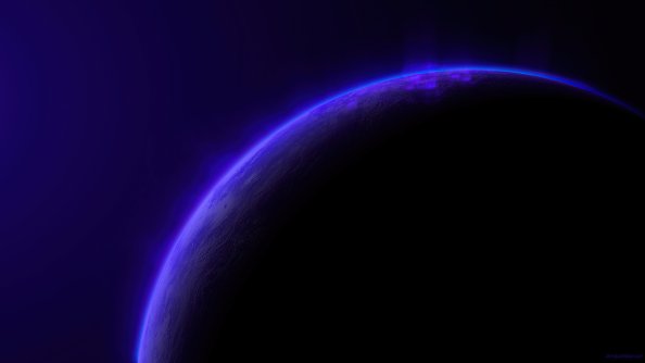 Purple Planet Space 4k