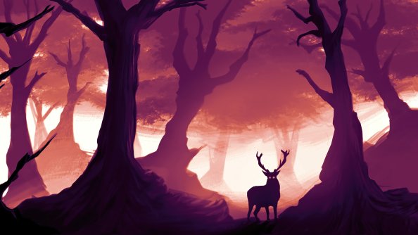 Reindeer Guardian Of Forest