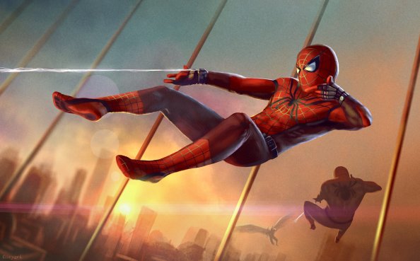 Spider Far From Home Artwork