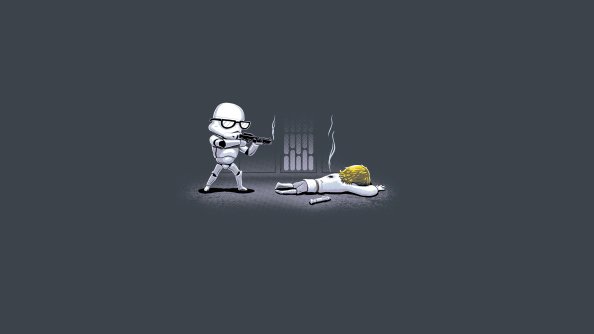 Star Wars Stormtrooper Minimal 4k