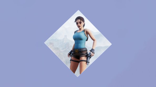 Oldschool Lara Tomb Raider Minimal 4k