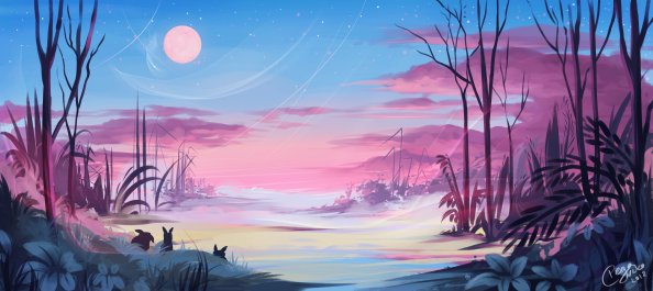 Bunnies Digital Scenery 4k