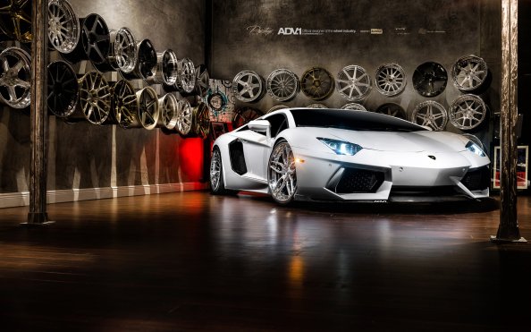 Lamborghini Aventador On Adv1 Wheels