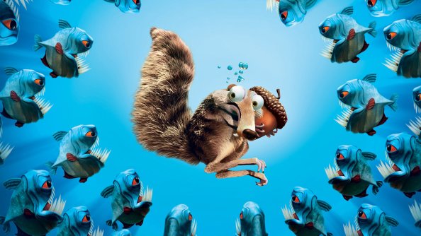 Scrat In Ice Age
