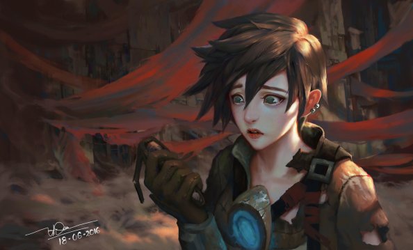 Tracer Overwatch Art