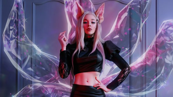 Ahri Kda Cosplay Girl 4k
