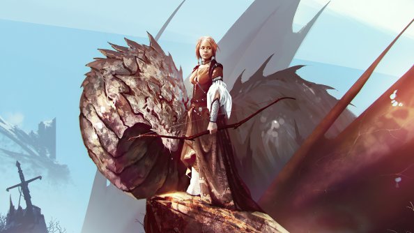 Archer Warrior Girl 4k