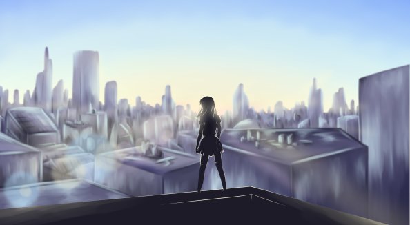 Girl City Heights 4k